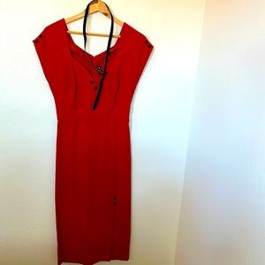 Retro Red Dress